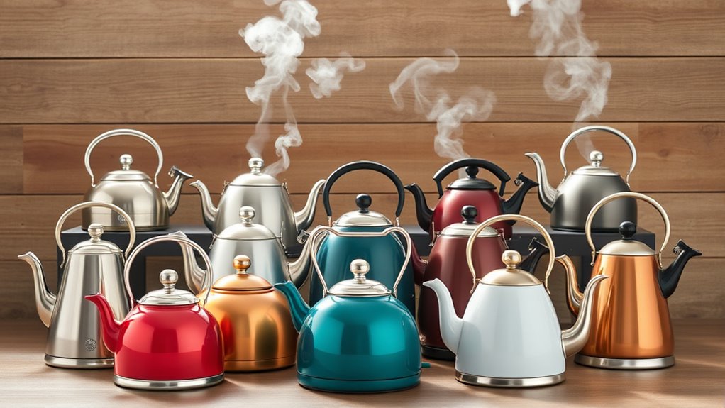 top whistling tea kettles