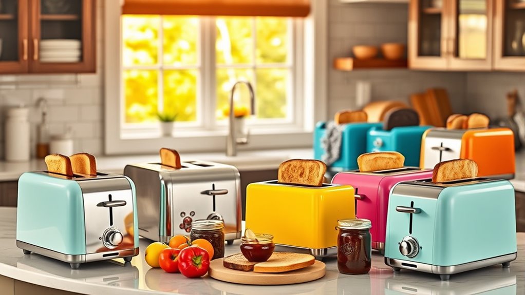 top wide slot toasters