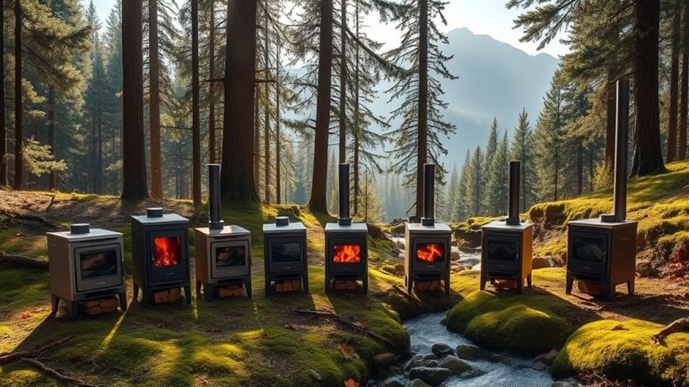 top wood burning stoves