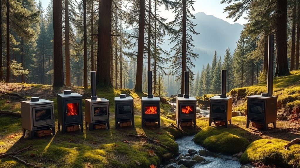 top wood burning stoves