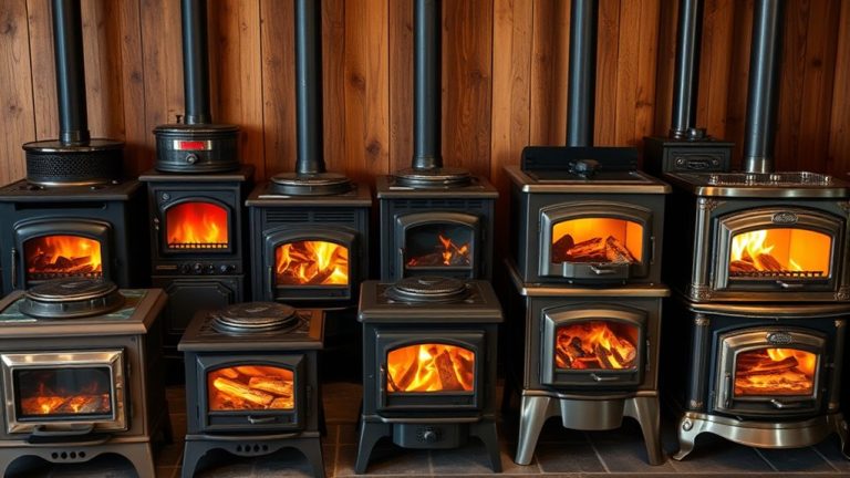 top wood burning stoves