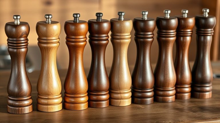 top wooden salt mills