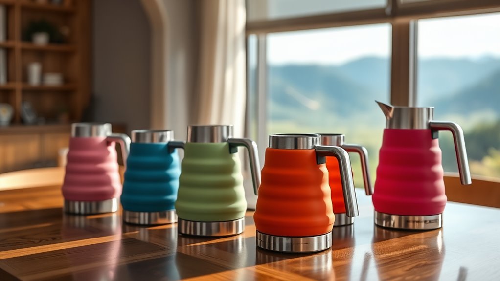 travel friendly collapsible kettles