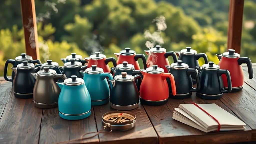 travel friendly portable kettles