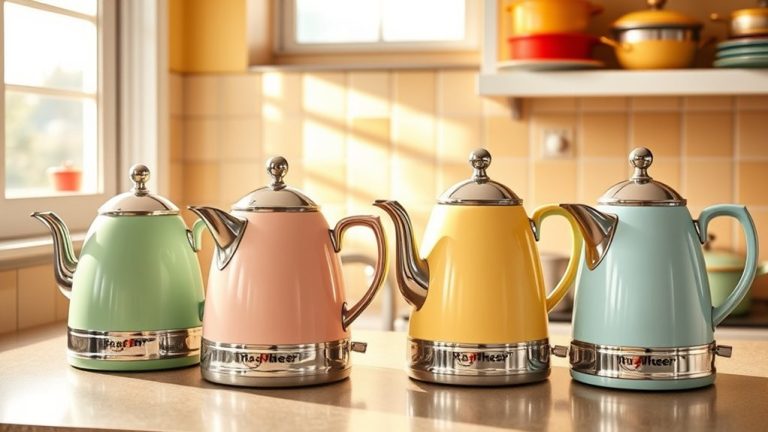 vintage tea kettles collection