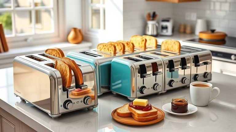 wide slot 4 slice toasters