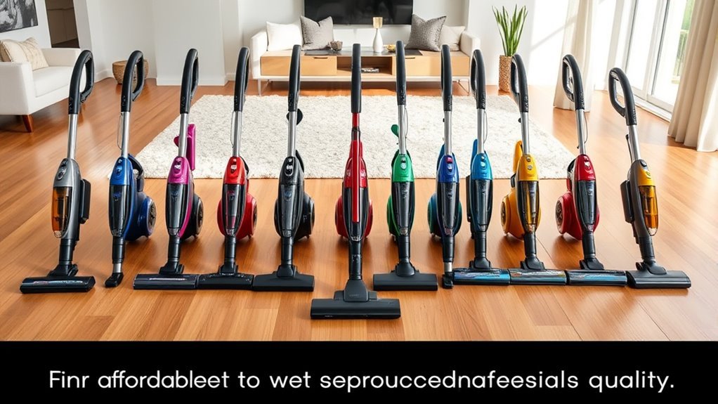 affordable high performance vacuums