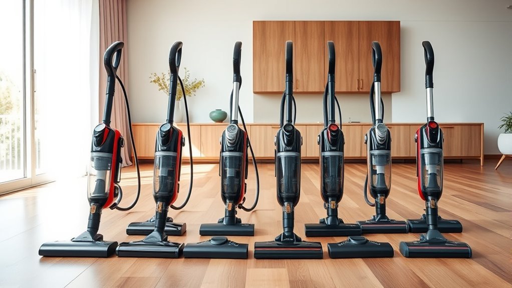 bagless vacuums with retractable cords