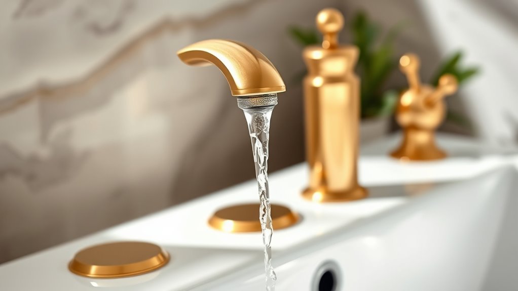 brass bathroom faucets selection