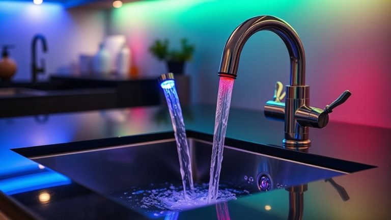 bright led sink faucets