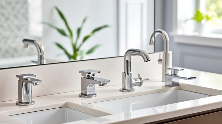 chrome bathroom faucet styles