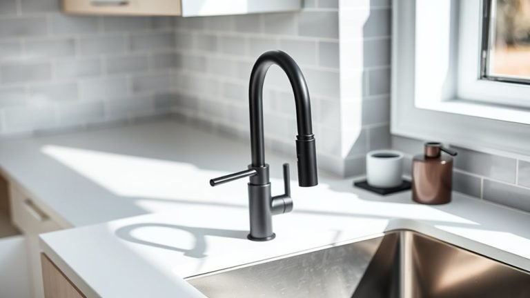 compact kitchen faucet options