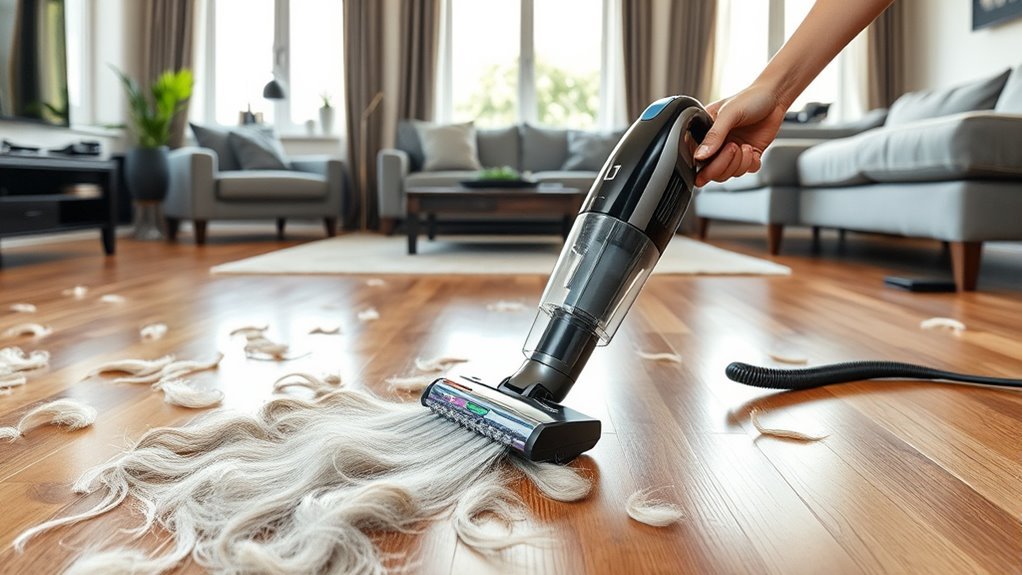 corded vacuums for long hair