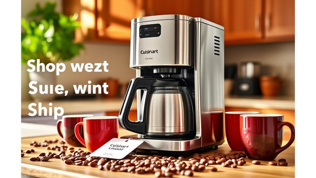 cuisinart coffee maker deals
