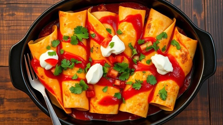 delicious slow cooker enchiladas