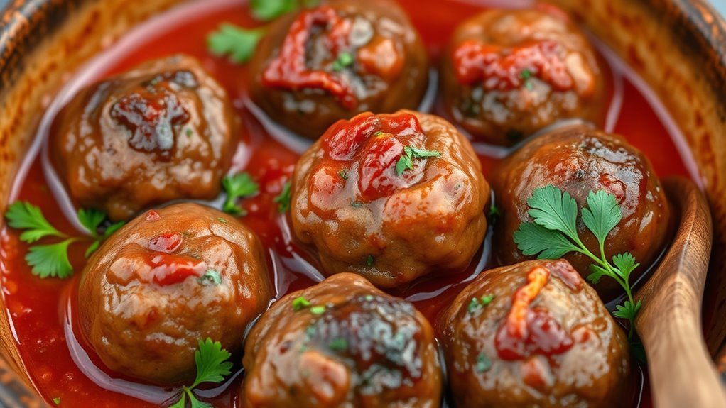 delicious slow cooker meatballs