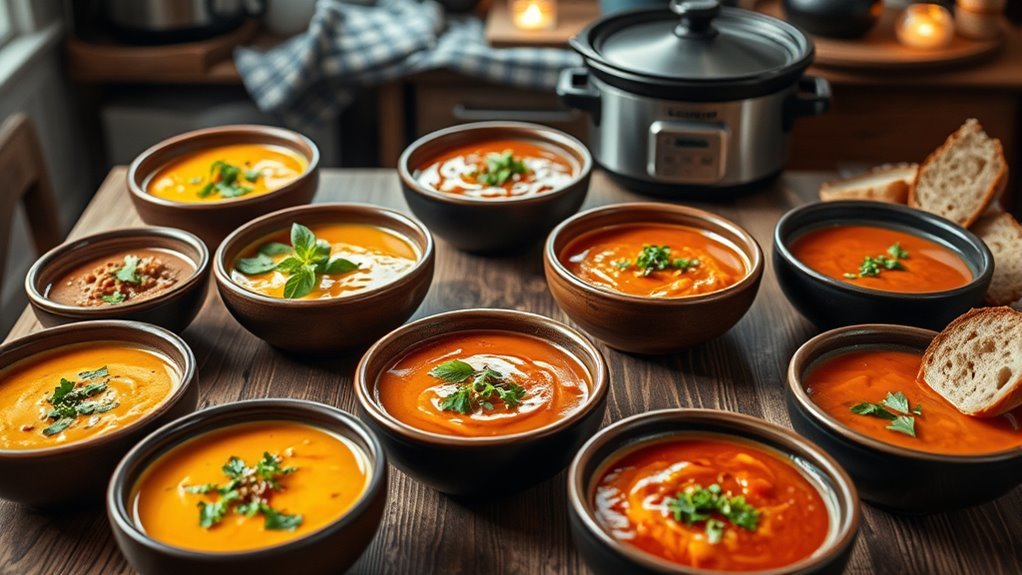 delicious slow cooker soups