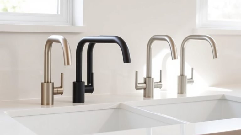 discreet kitchen sink faucets