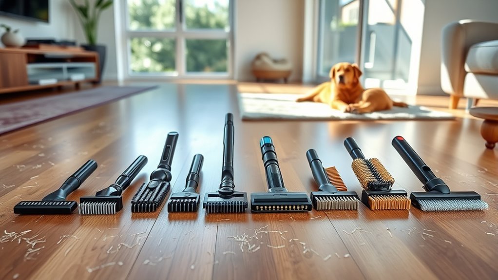 dog hair vacuum attachments