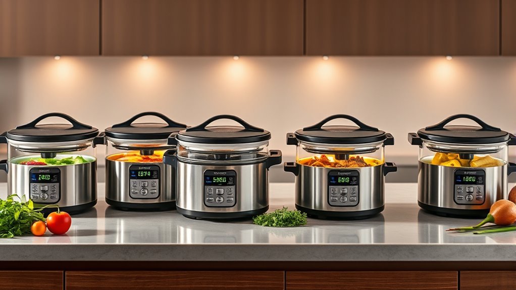 dual cooking slow cookers