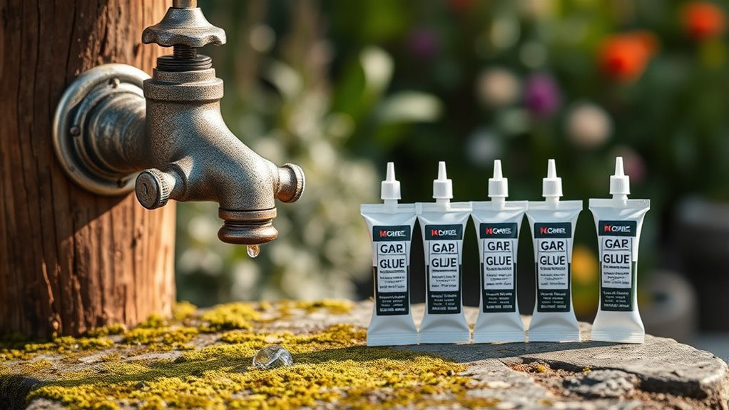 durable adhesive for faucets