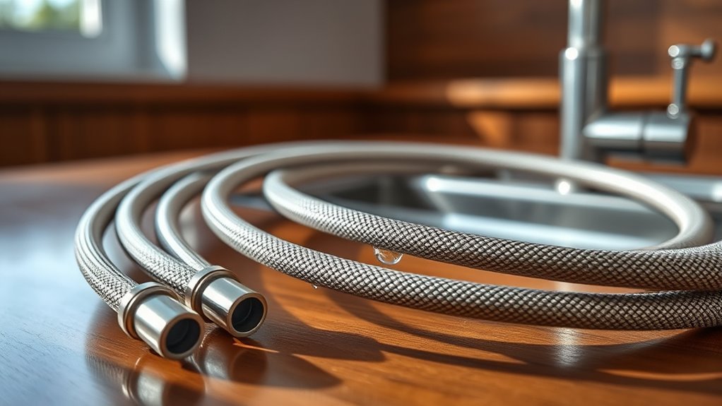 durable leak resistant faucet lines