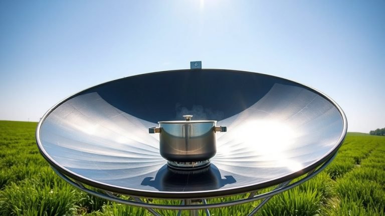 eco friendly parabolic solar cooker