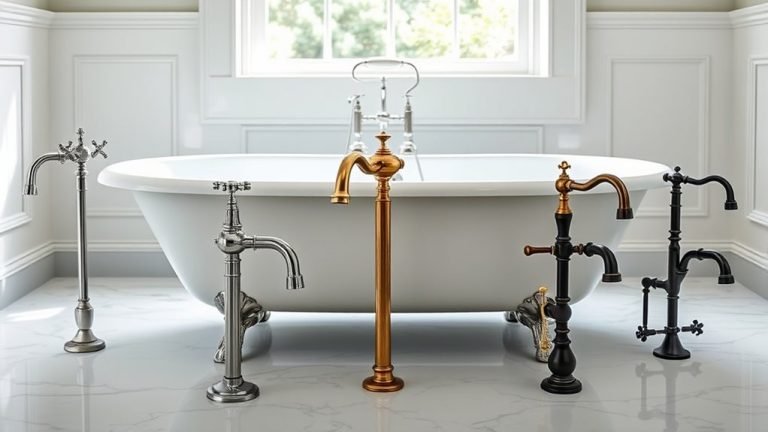 elegant clawfoot tub faucets