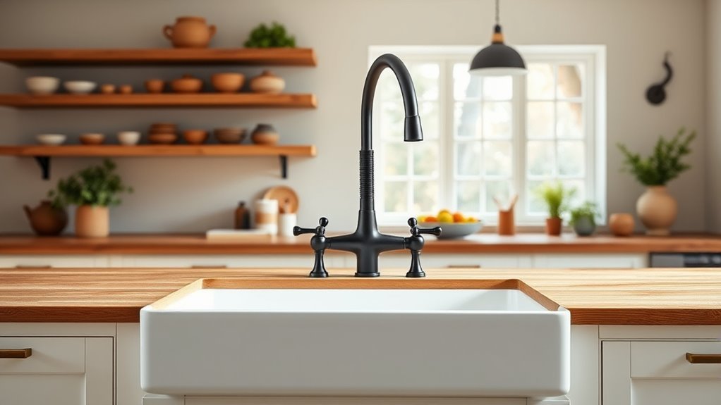 farmhouse sink faucet recommendations