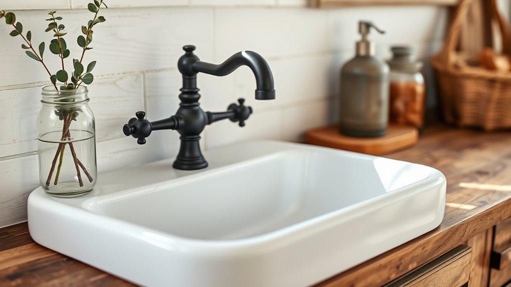 farmhouse style bathroom faucets