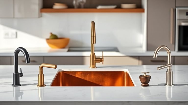 faucet finishes for copper sinks