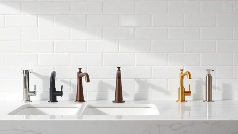 faucet finishes for tiles