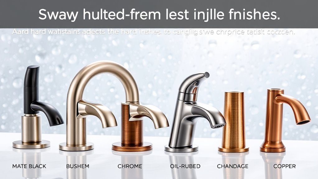 faucet finishes resisting hard water