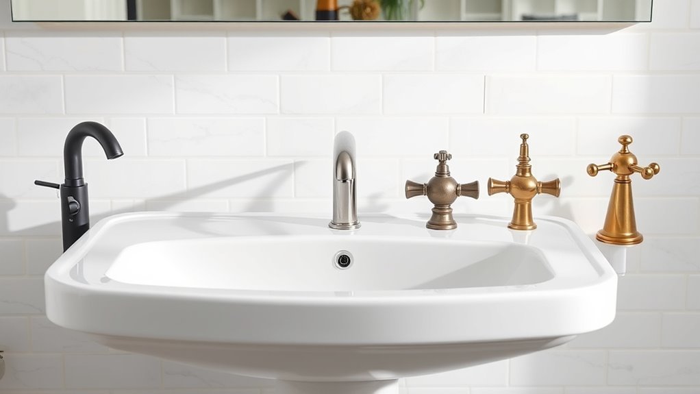faucet types for sinks