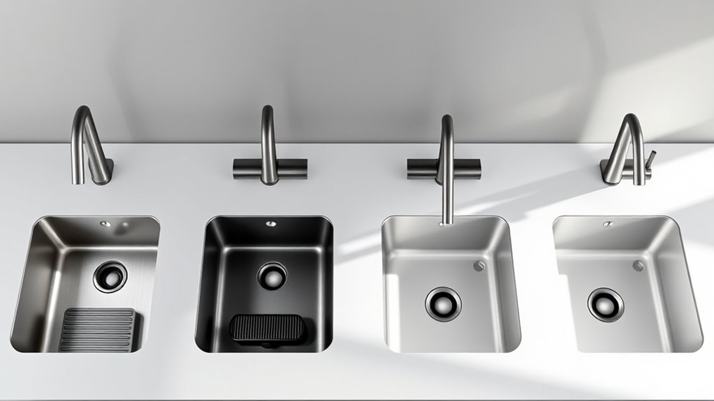 foot pedal sink options