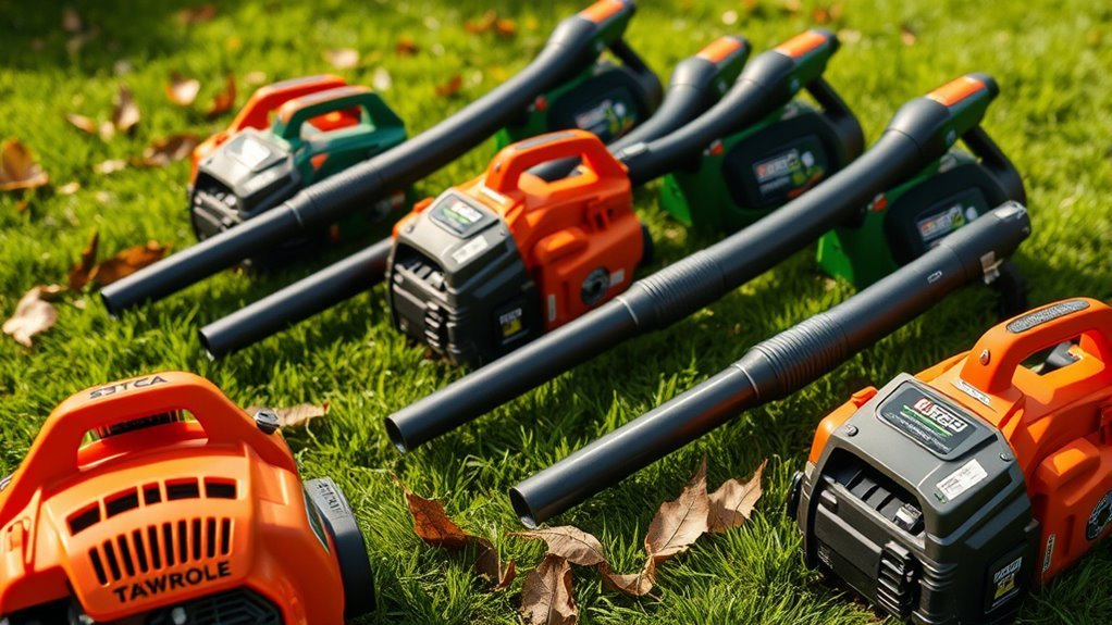 gas powered leaf vacuums