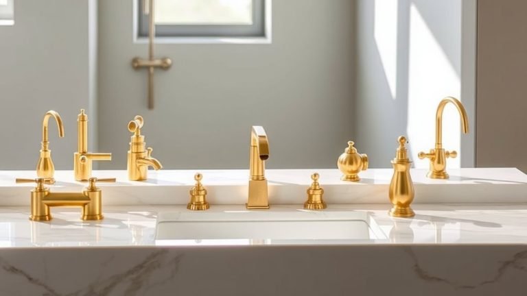 gold bathroom faucet trends