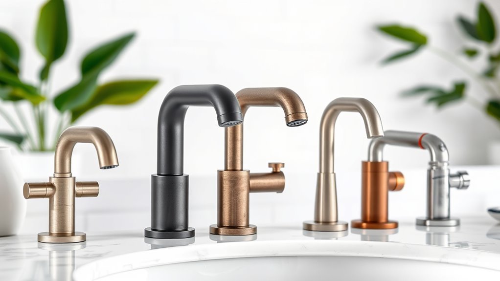 hard water faucet finishes
