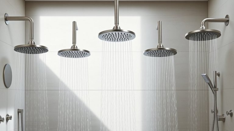 high end rain shower faucets