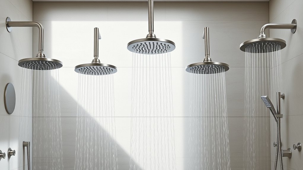 high end rain shower faucets