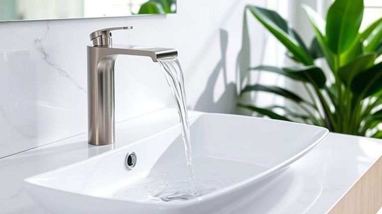 impressive bathroom waterfall faucets