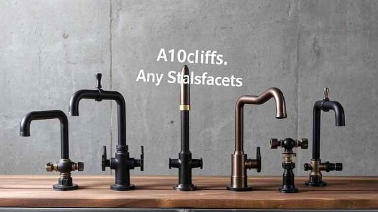 industrial style sink faucets