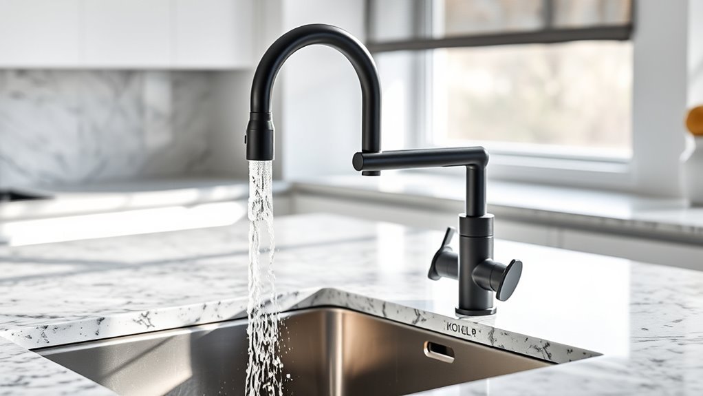 kohler pull down faucets