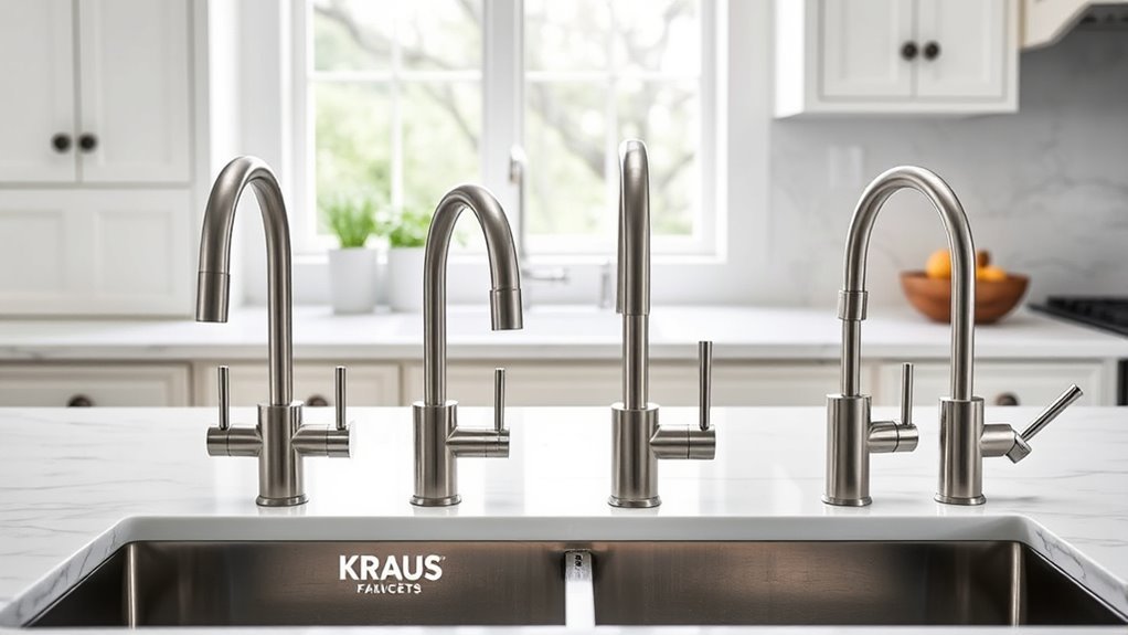 kraus faucets for kitchen upgrade