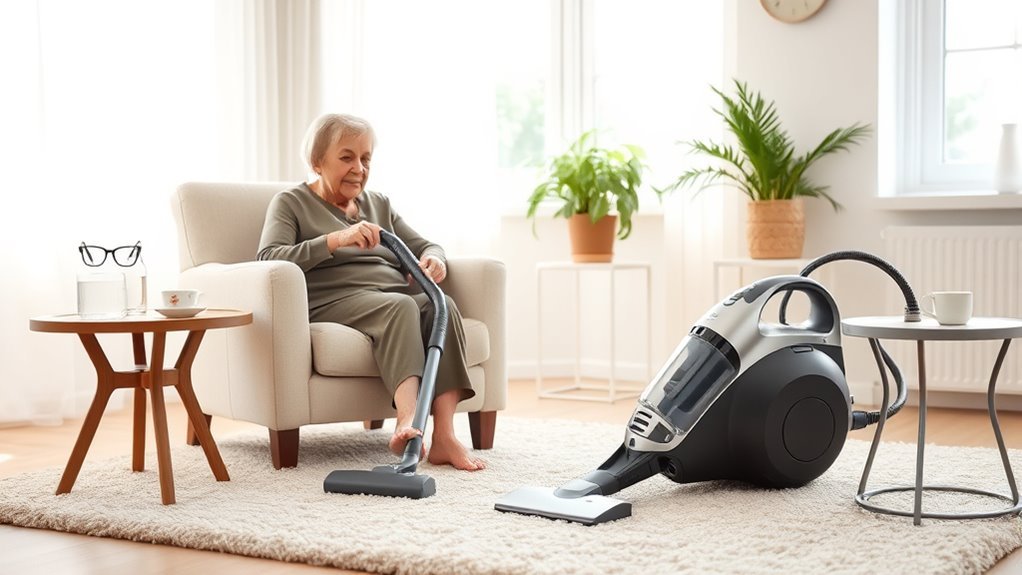 lightweight canister vacuums for seniors