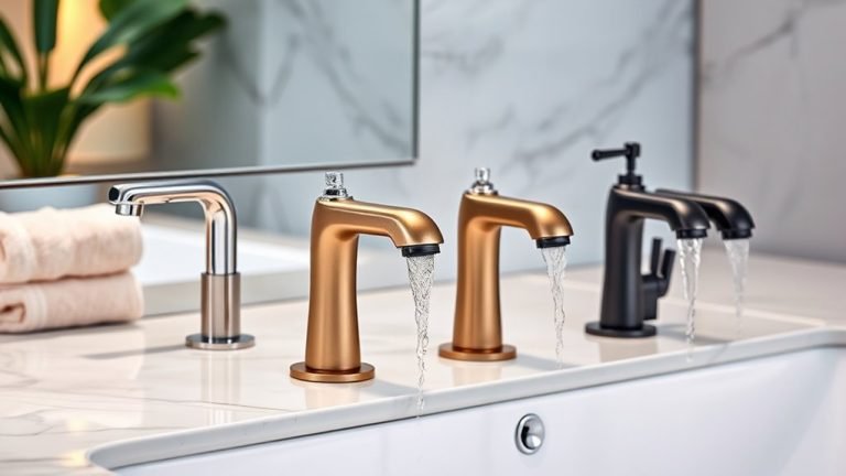 luxury bathroom faucet selection