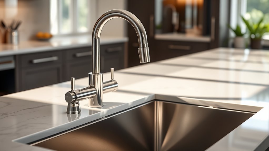 luxury kitchen faucet selection
