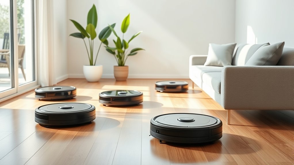 mop and vacuum robots