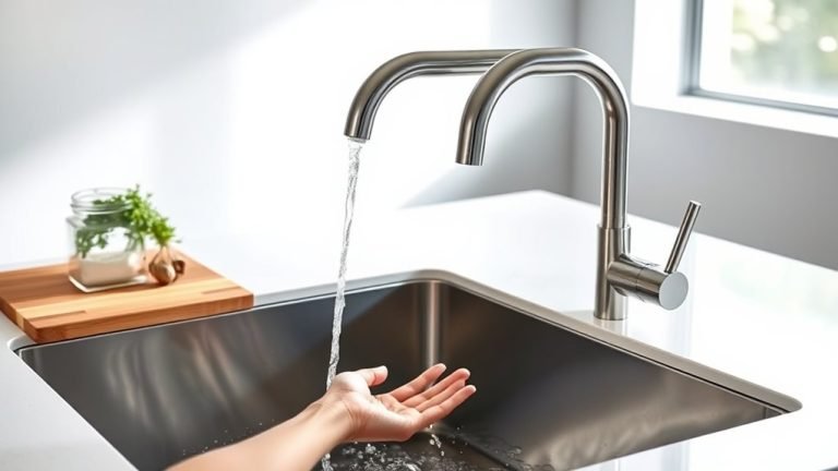 motion sensor kitchen faucets