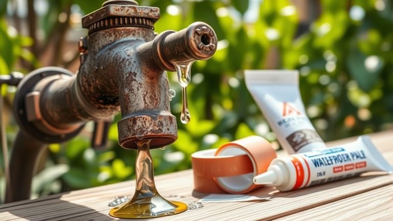 outdoor faucet leak fixes